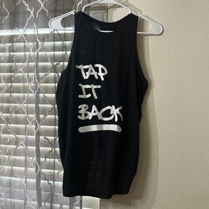 Lululemon black Tap It Back tie back tank